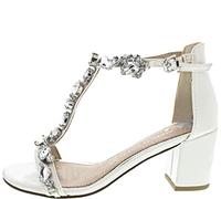 Marco Tozzi BY GMK 2-2-88307-28/418 IVORY PATENT Riemchensandalen FS 2022 für Damen, beige, Größe 38 EU