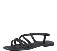 Marco Tozzi Damen Sandale schwarz Glitzer