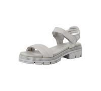 MARCO TOZZI Damen Sandale, Blockabsatz, Wechselfußbett, weiches FEEL ME Fußbett, aus hochwertigem Leder, ideal für Business und Freizeit