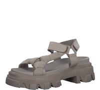 MARCO TOZZI Damen Sandale, Keilabsatz, aus hochwertigem Leder, ideal für Business und Freizeit