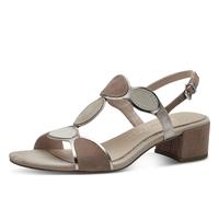 Marco Tozzi Damen Sandalen 2-28230-42-478, Absatz, verstellbarer Riemen, vegan, Rosa Größe 39