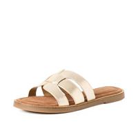 MARCO TOZZI Damen Sandale weiches Feel Me Fußbett Leder Sommerlich