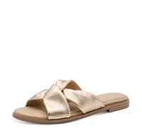 MARCO TOZZI Damen Sandale weiches Feel Me Fußbett weiches Innenfutter Modern, metallic (Gold), 42 EU