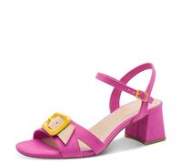 MARCO TOZZI Damen Sandale weiches Feel Me Fußbett weiches Innenfutter Sommer, pink (FUXIA COMB), 38 EU