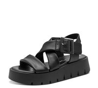 MARCO TOZZI Damen Sandale weiches Feel Me Fußbett weiches Innenfutter Stilvoll, schwarz (BLACK), 40 EU
