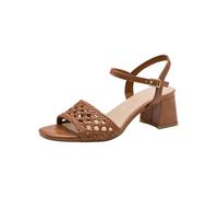Marco Tozzi Damen Sandale weiches Feel Me Fußbett weiches Innenfutter Vegan Zeitlos, braun (COGNAC), 36 EU