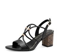 Marco Tozzi Damen Sandalen M2831144 – Elegant mit Blockabsatz, Schwarz, Größe 37