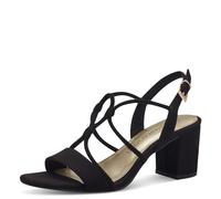 MARCO TOZZI Damenschuhe Riemchensandalen BLACK BLACK - Gr. - 37