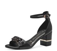 MARCO TOZZI Damen Sandalen mit Absatz Hinten geschlossen aus Leder