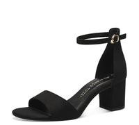 MARCO TOZZI Damen Sandalen mit Absatz mit Riemen Elegant, Schwarz (Black), 38 EU