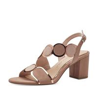 Marco Tozzi Sandalette Damen, mit Absatz, verstellbarem Riemen, vegan, Größe 41