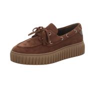 MARCO TOZZI Damen-Schnürhalbschuh Mokka-Braun 42