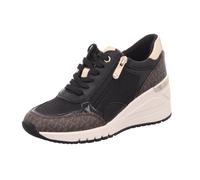 MARCO TOZZI Damen-Schnürhalbschuh Schwarz-Weiß 39