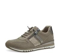 MARCO TOZZI Damen Schnürschuh Reißverschluss Sneaker 2-23707-41, Größe:38 EU, Farbe:Beige