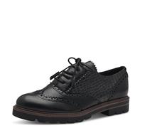MARCO TOZZI Damen Schnürschuhe mit Blockabsatz Elegant Vegan, Metallisch (Pewter STR.Com), 38