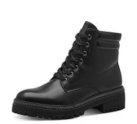 MARCO TOZZI Damen Schnürstiefel ohne Absatz mit Blockabsatz mit Reißverschluss