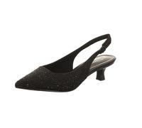 MARCO TOZZI Damen-Sling Schwarz-Glitter 38