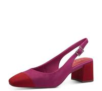 MARCO TOZZI Damen Slingpumps mit Blockabsatz Vegan, Rosa (Pink Comb), 37 EU
