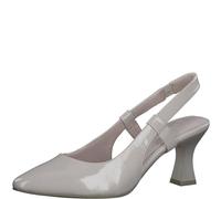 MARCO TOZZI Damen Slingpumps Spitz Elegant, Cremefarben (Powder Patent), 41 EU