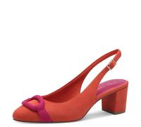 MARCO TOZZI Damen Slingpumps Spitz Elegant, Mehrfarbig (Carrot Comb), 38 EU