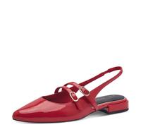 MARCO TOZZI Damen Slingpumps Spitz Elegant, Rot (Red patent), 42 EU