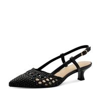 MARCO TOZZI Damen Slingpumps Spitz Kleiner Absatz, Schwarz (Black), 41 EU