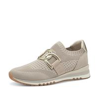 MARCO TOZZI Damen Slip On Sneaker zum Schlupfen Elastisch, Beige (Dune Comb), 37 EU