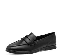 MARCO TOZZI Damen Slipper aus Leder Elegant, Schwarz (Black Nappa), 38 EU