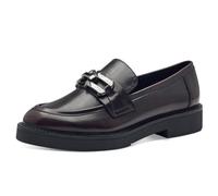 Marco Tozzi - Damen Slipper bordobrush Bordeaux Brush - Gr. - EU 36