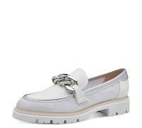 Marco Tozzi Damen Slipper Elegant Vegan Weiß (White Comb) Größe 39