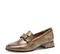 Marco Tozzi Damen Slipper mit Blockabsatz Elegant, Braun (Taupe), 40 EU