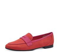 MARCO TOZZI Damen Slipper mit Blockabsatz Vegan, Rot (Fire Comb), 39 EU