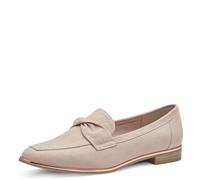 MARCO TOZZI Damen Slipper mit Blockabsatz Vegan, Beige (Powder), 41 EU