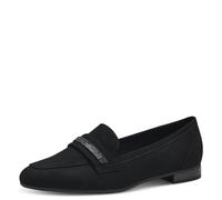 MARCO TOZZI Damen Slipper mit Glitzer Vegan, Schwarz (Schwarz), 38 EU