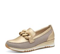 MARCO TOZZI Damen Slipper mit Keilabsatz Bequem, Gold (Gold Comb), 41 EU