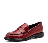 Marco Tozzi Damen Slipper mit Wechselfußbett Elegant, Rot (Dk.Red Pat.), 36 EU