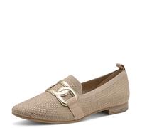 Marco Tozzi Damen Slipper weiches Feel Me Fußbett Vegan Modern, beige (Dune), 41 EU