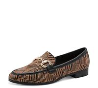Marco Tozzi Damen Slipper weiches Feel Me Fußbett weiches Innenfutter Modisch, schwarz (Black Comb), 37 EU