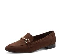 Marco Tozzi Damen Slipper weiches Feel Me Fußbett weiches Innenfutter Vegan Vegan, braun (Choco), 39 EU