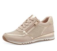 MARCO TOZZI Damen Sneaker flach Vegan Freizeit, Beige (Dune Comb), 39 EU