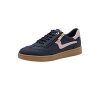 Marco Tozzi Damen Sneaker flach mit Reißverschluss Freizeit, Blau (Dk.Navy Comb), 37 EU