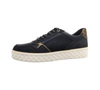 MARCO TOZZI Damen Sneaker flach mit Schnürsenkeln Freizeit, Schwarz (Black Comb), 41 EU