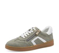 Marco Tozzi Damen Sneaker flach mit Teddyfell Low Top, Beige (Smoke Comb), 38 EU