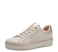 Marco Tozzi Damen-Sneaker M2370541 flach, vegan Cream Comb Beige Größe 40