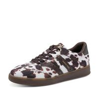 Marco Tozzi Damen Sneaker Materialmix aus Textil und Synthetik Wechselfussbett weiche Innensohle weiches Innenfutter Vegan Sportlich