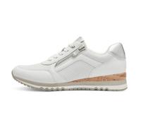 Marco Tozzi Sneaker 2-23782-41 Damen – Feel ME Wechselfußbett, weich, Vegan – White Comb 41