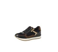 Marco Tozzi Sneaker 2-23719-44 Leder/Textil Damen Schwarz-Braun Gr. 40