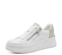 Marco Tozzi Damen Plateau-Sneaker White Matcha : 40