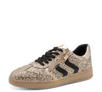 Marco Tozzi Damen-Schnürer M2373944 Beige weiches Feel Me Wechselfußbett Größe 38