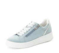 MARCO TOZZI Damen Sneaker weiches Feel Me Wechselfußbett weiches Innenfutter Modern, blau (LT.Blue), 39 EU